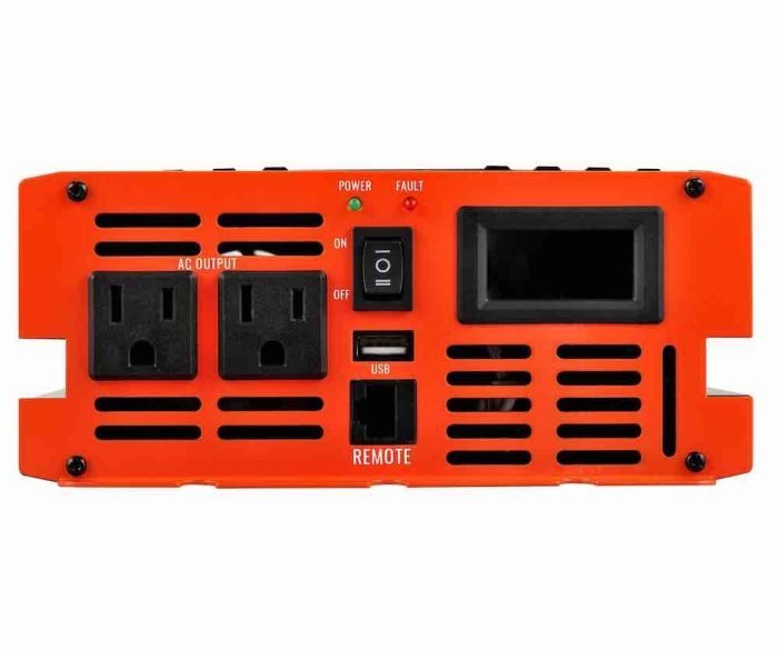 1000 watt Inverter by Rich Solar (back plugs)