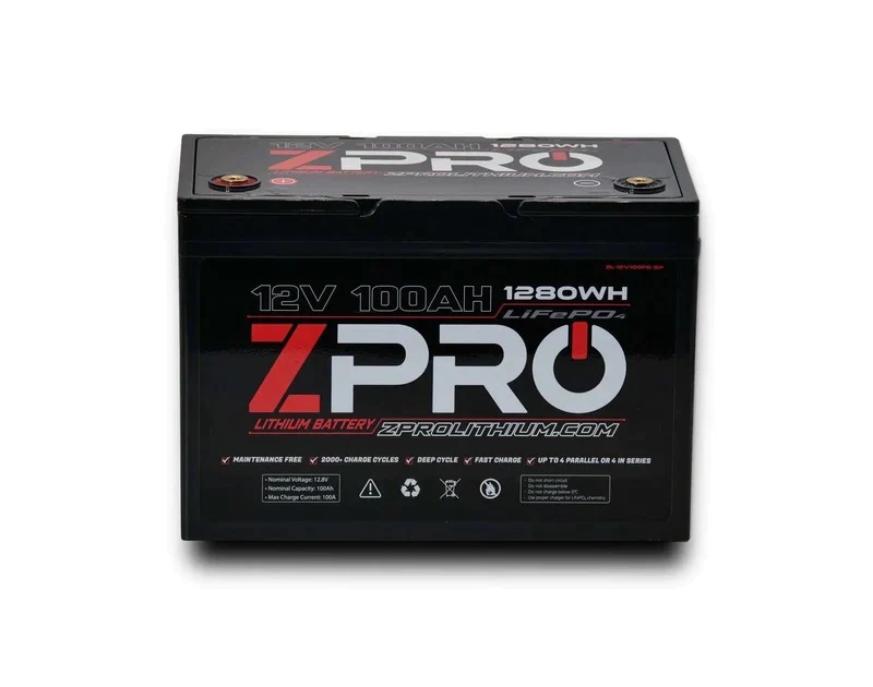 12v 100Ah ZPRO Lithium Battery
