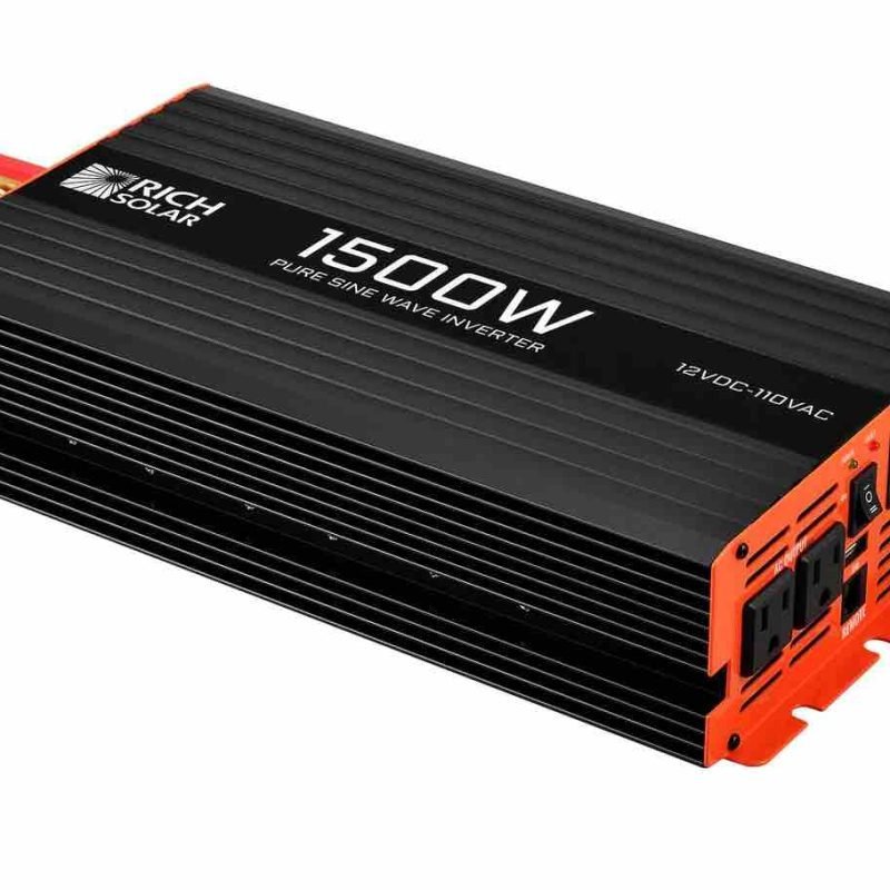 1500 watt Inverter by Rich Solar (side)