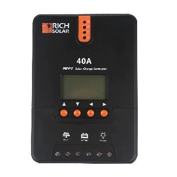 40 Amp 12/ 24v MPPT Solar Charge Controller by Rich Solar