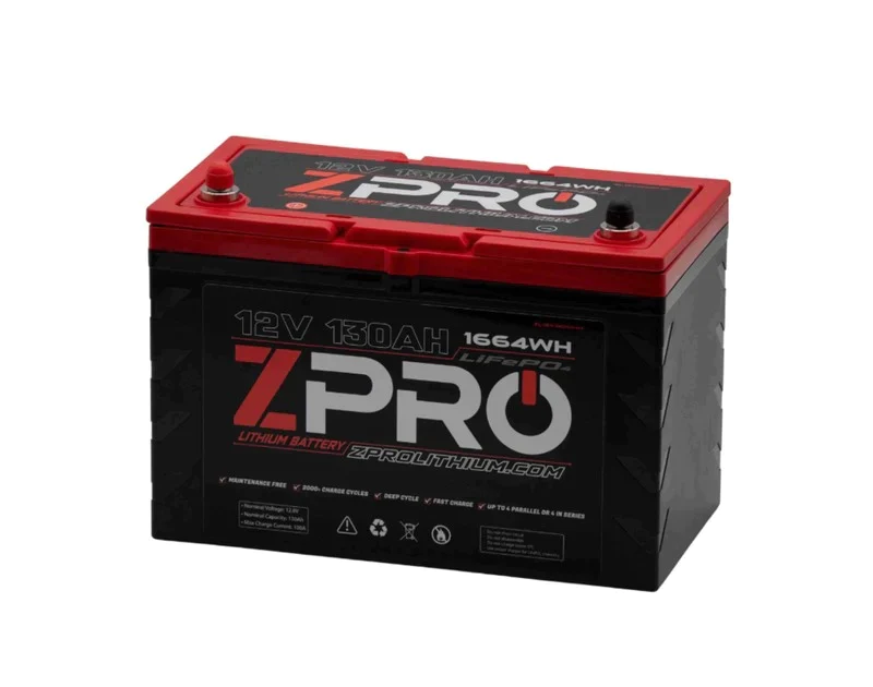ZPRO 12V 130Ah Lithium Battery