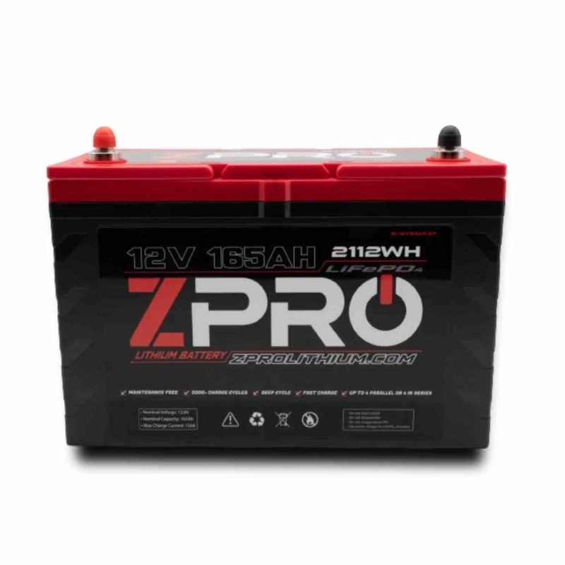 12V 165AH Lithium Ion Battery by ZPRO Lithium