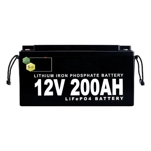 12 volt 200AH Lithium Battery by EcoSol